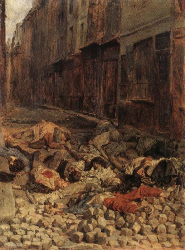 Ernest Meissonier Remembrance of Barricades in June 1848 Sweden oil painting art